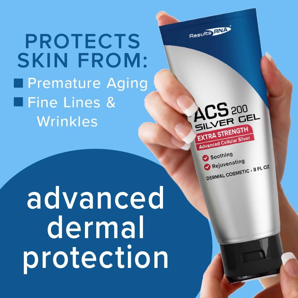 Results RNA - ACS 200 Silver-Glutathione Gel – Advanced Cellular Colloidal Silver Gel for Wound Care & Superior Dermal Healing. Clinically Proven (2 oz - 30 Day)