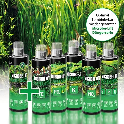 MICROBE-LIFT All in One Aquatic Plant Fertilizer, Increases Plant and Root Growth, Improves Coloring, 8 Fl Oz