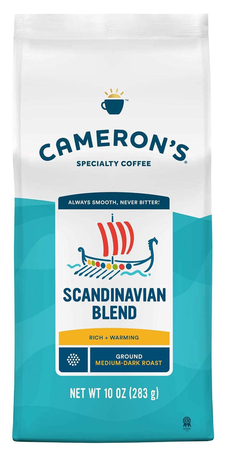 Cameron's Coffee Roasted Ground Coffee Bag, Flavored, Vanilla Hazelnut, 32 Ounce