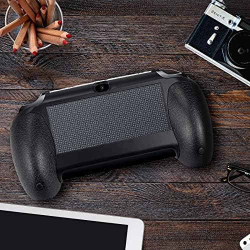 New Grips Hand Grip Compatible Durable Joypad Plastic Flexible Hand Grip Compatible with for PS Vita PSVita PlayStation Vita 1000 (PCH-1000), Black