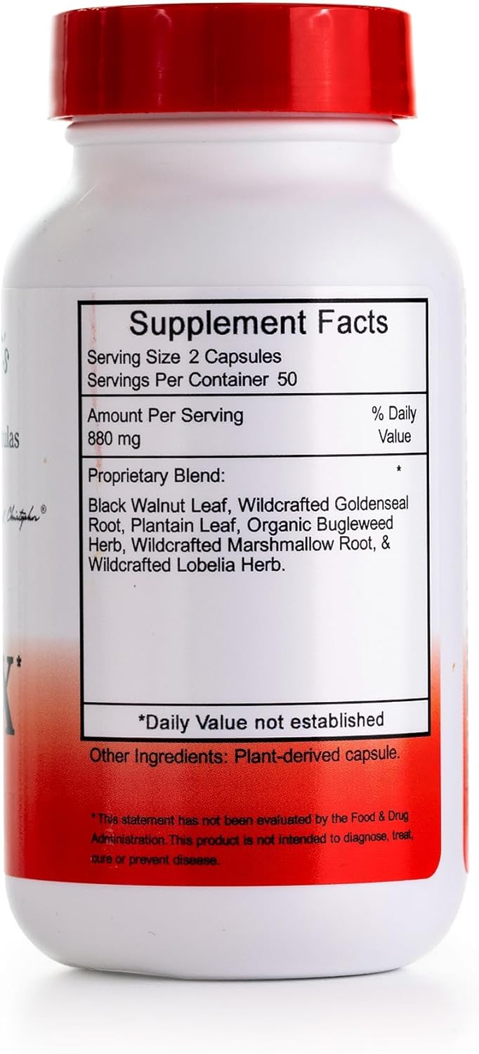 Christopher's Original Formulas X-INFX Formula, Natural Immune Support, 100 Caps