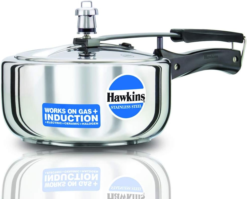 Hawkins Stainless Steel 5.0 Litre Pressure Cooker