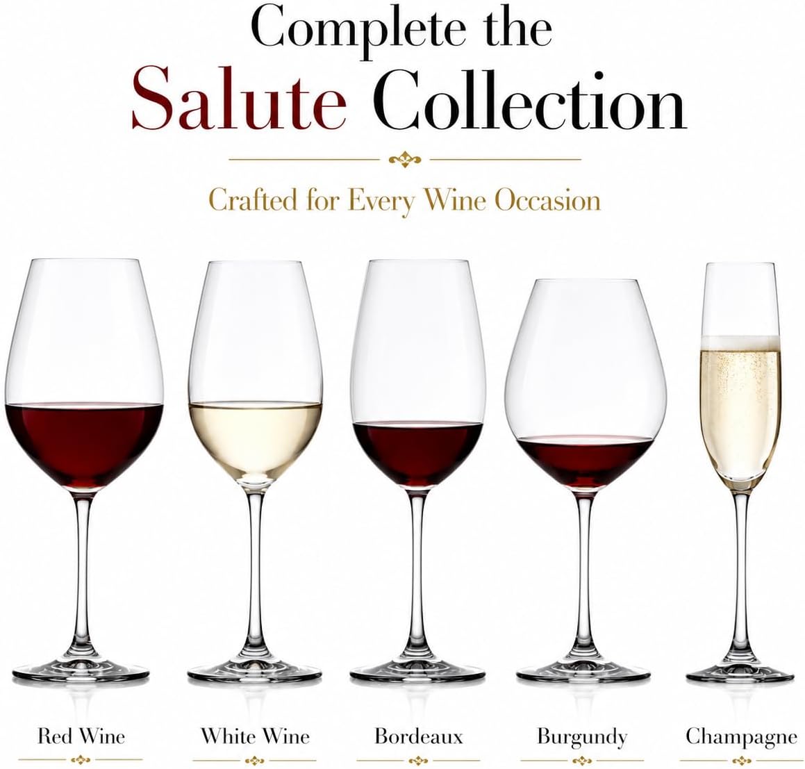 Spiegelau Salute Stemmed Red Wine Glasses, Lead-Free Crystal Wine Glasses for Pinot Noir, Cabernet, Wedding, Anniversary, Housewarming, Birthday Gifts, Elegant Glassware, Home Bar, 19.4 oz, Set of 4