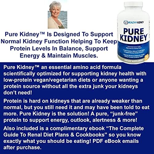 Pure Kidney Health Supplement and Renal Diet Cookbook for Rejuvenation