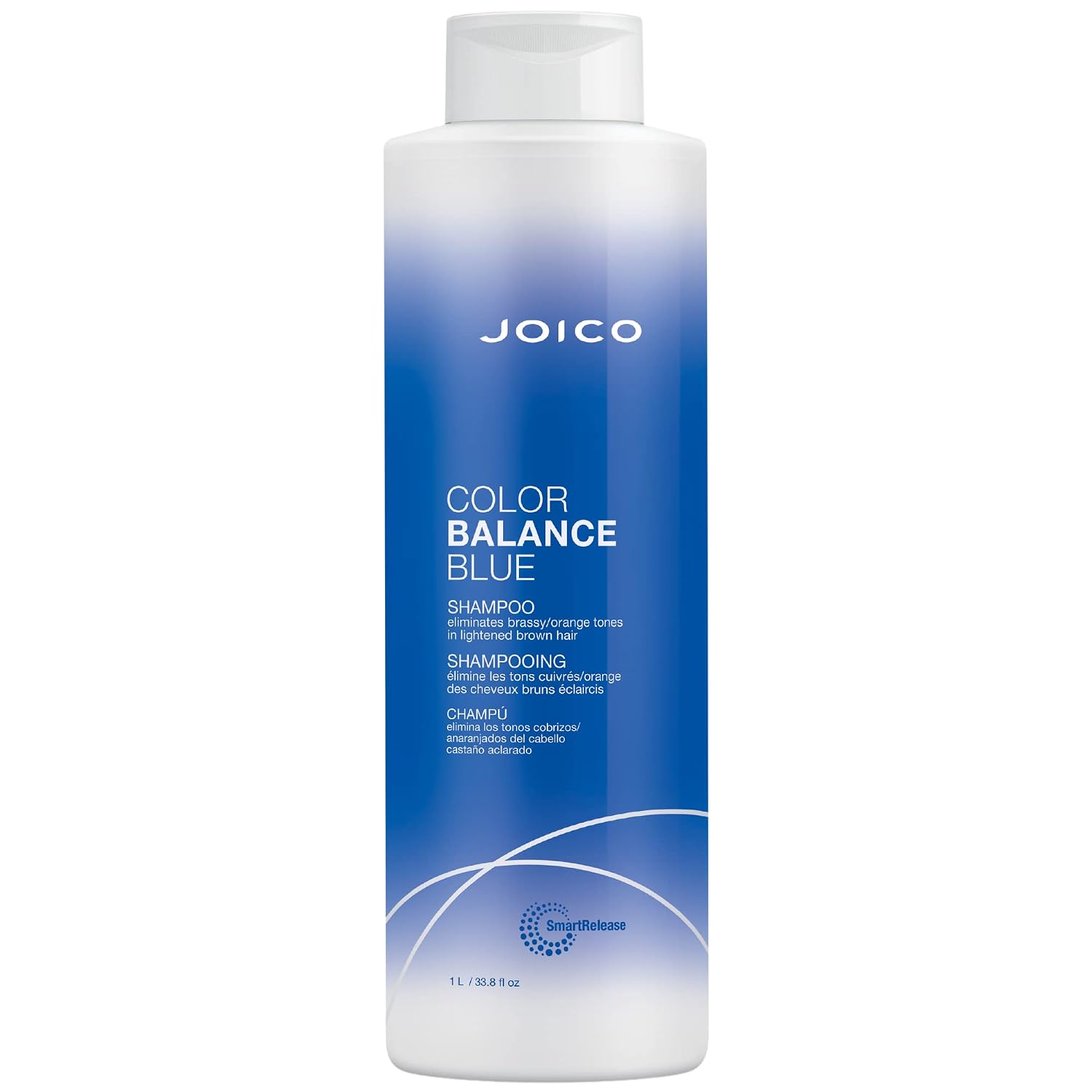 Joico Color Balance Blue Shampoo | For Lightened Brown Hair | Eliminate Brassy Orange Tones | Boost Color Vibrancy & Shine | Protect Against Harmful
