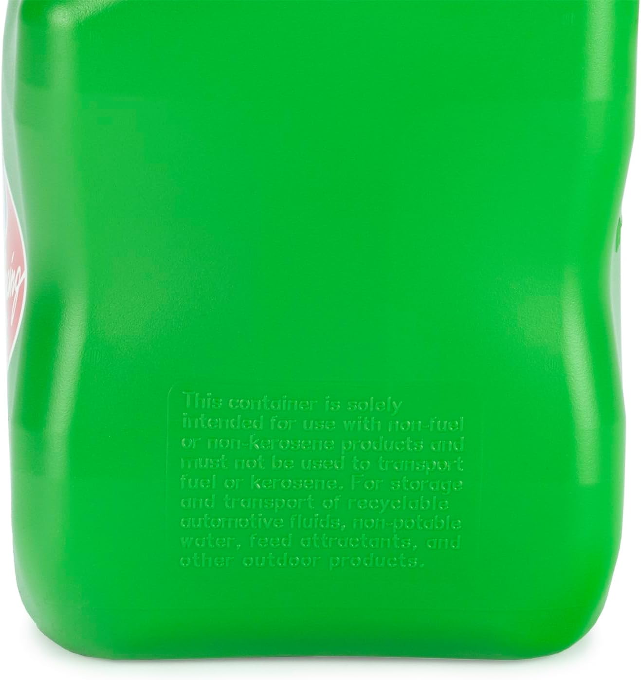 VP Racing 3562-CA, 5.5 Gallon Square Motorsport Jug Green w/ 14" Standard Hose (2 Pack) Close-Trimmed Cap and Neck for Tight Seal