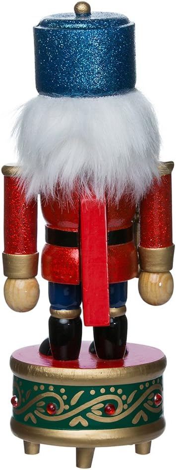 Kurt Adler Wooden Musical Soldier Nutcracker, 8.5-Inch