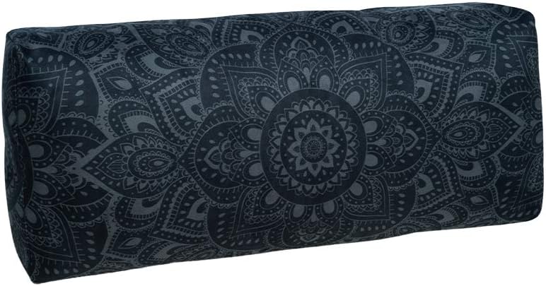 yogadesignlab | The Yoga Bolster | Comfortable, Supportive Eco-Friendly Luxury Yoga Cushion | Recycled Plastic Bottle Microfiber | Natural Cotton