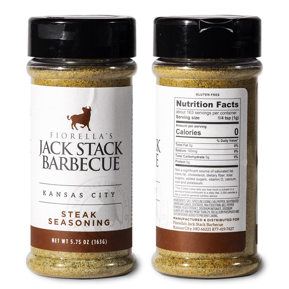 Jack Stack Barbecue Dry Rub Seasoning Variety Pack - All Purpose, Steak, Poultry & Meat Seasonings - Kansas City Spice 3 Pack - for Chicken, Steak, Ribs, Vegetables, Seafood, and More (7oz Each)