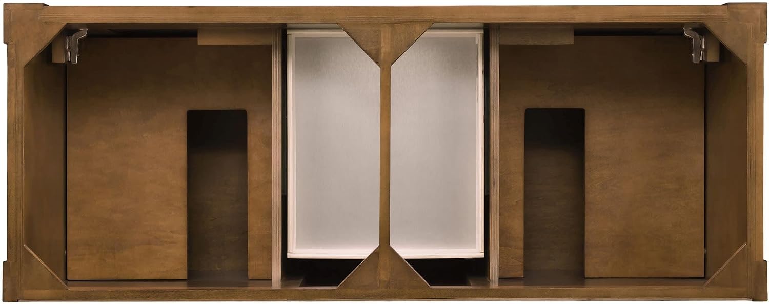 60 in. Double Cabinet in Country Oak Finish