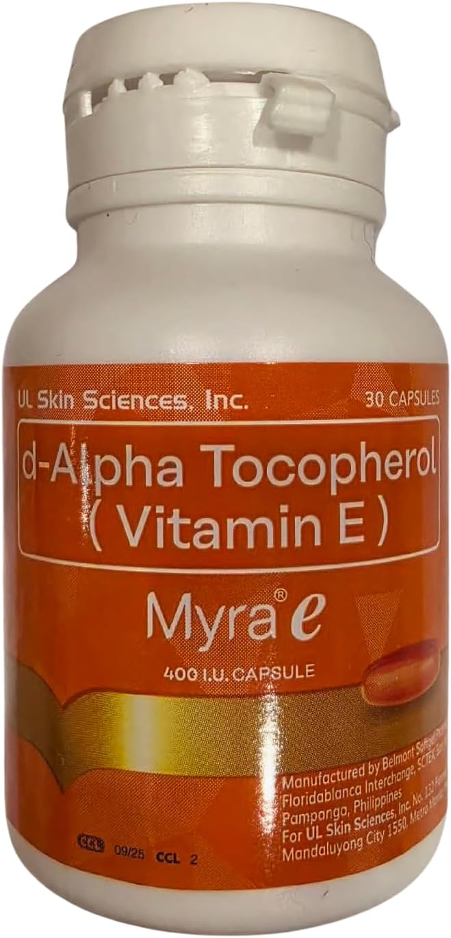 400 IU Vitamin E d-Alpha Tocopherol (30caps)
