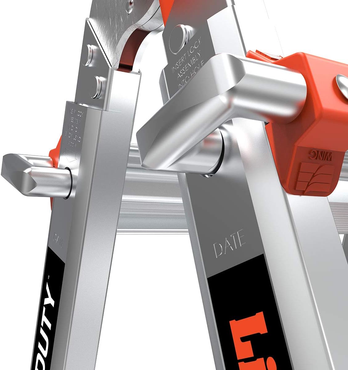 Little Giant Super Duty, 14 ft Multi-Position Ladder, 10401 | Aluminum Multi-Position Ladder, Type IAA 375 lbs. Weight Rating