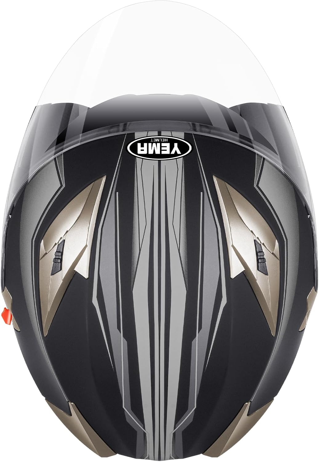 YEMA Open Face Motorcycle Helmets, DOT Approved 3/4 Moped Helmet Dual Visor Quick Release Buckle, Helmets for Adults Motorcycle Men Women Helmets for Moped Scooter Streey