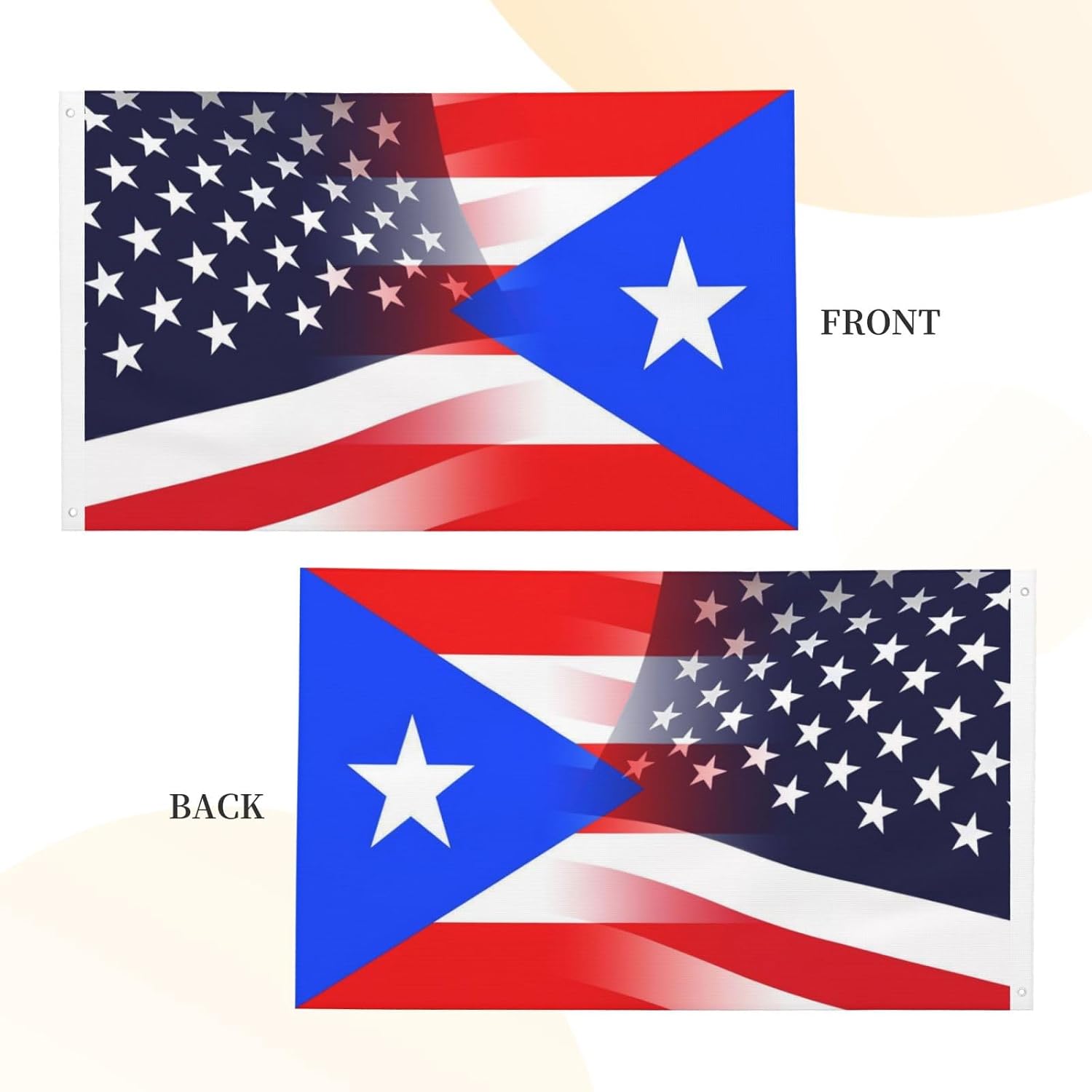 Nicaragua Nicaraguan And American Flag America USA 3x5 Ft Patriotic Banner Outdoor Indoor Decoration National Flags for Garden Car Yard Outside Decor