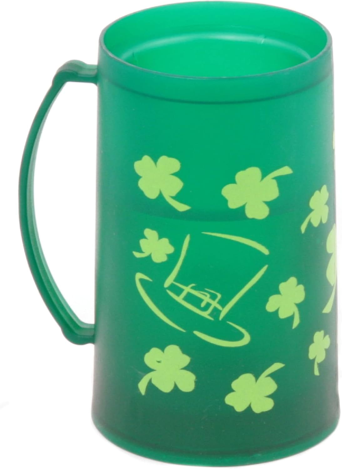 Chef Craft Select St. Patrick's Day Freezer Mug, 16 Ounce Capacity, Green
