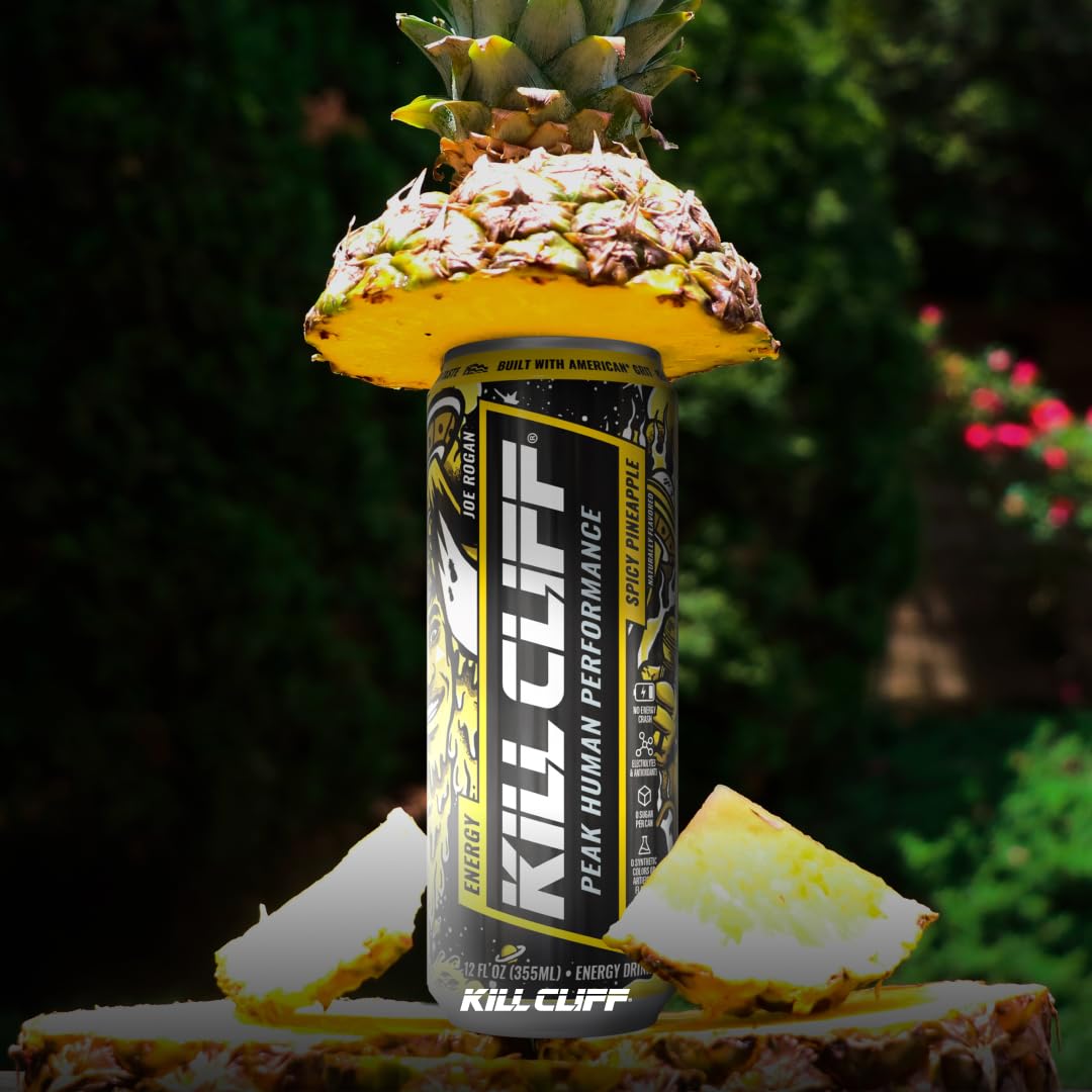 Kill Cliff Energy Drink - Sugar Free - Smashing Citrus 12 oz 12 Pack