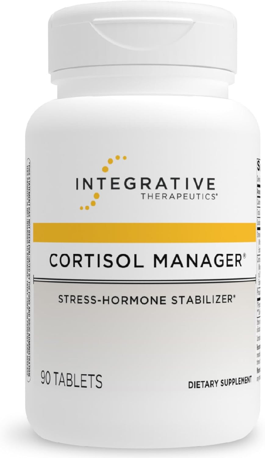 Integrative Therapeutics Cortisol Manager - Balance Cortisol & Support Relaxation for Restful Sleep* - Includes Ashwagandha & L-Theanine for Confidence with Less Stress* - 30 Tablets