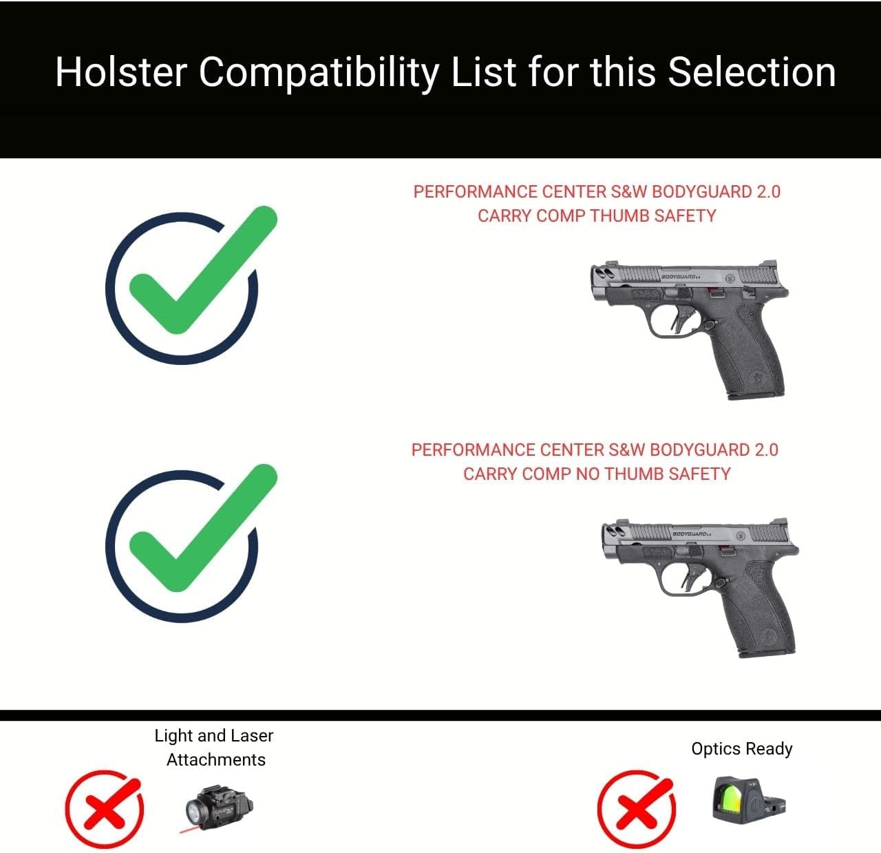 Base IWB Concealed Carry Holster Veteran Owned Made in USA - Fits
