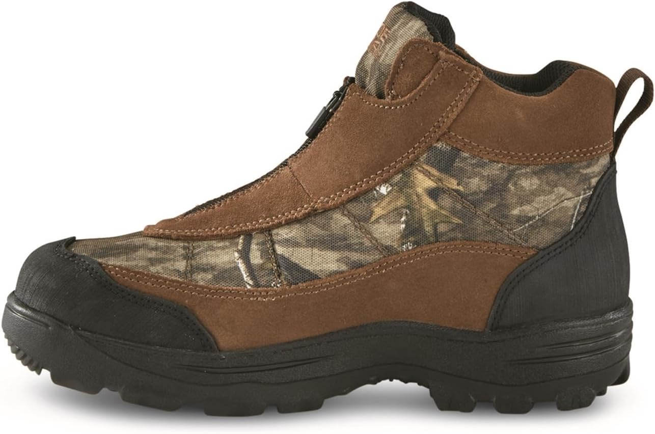 Guide Gear Men's Silvercliff II Mid Zip Hiking Boots Waterproof Outdoor Shoes