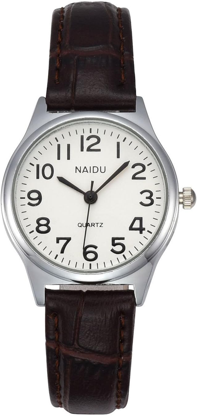 MANIFO Women’s Classical Arabic Numerals Analog Quartz Wrist Watch, 3 ATM Water Resistant