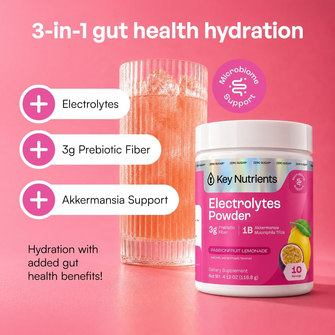 KEY NUTRIENTS Sugar Free Electrolyte Tablets, Hydration Pills, 200 Capsules