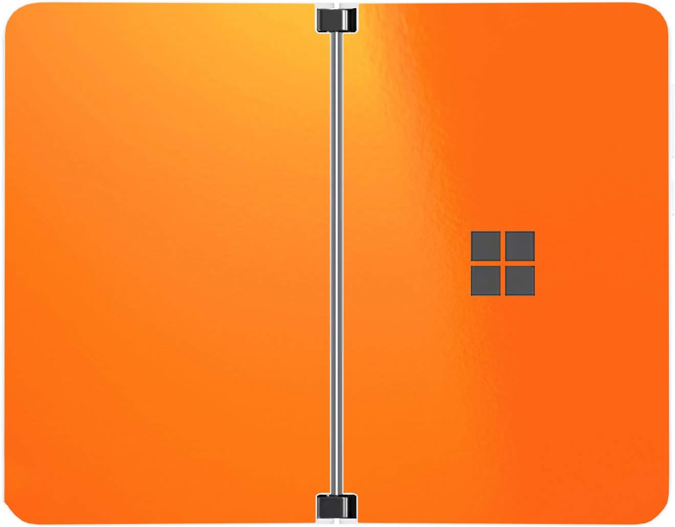 SopiGuard Sticker for Surface Duo Phone Edge-to-Edge Precision Vinyl Skin Wrap (Leather Textured)