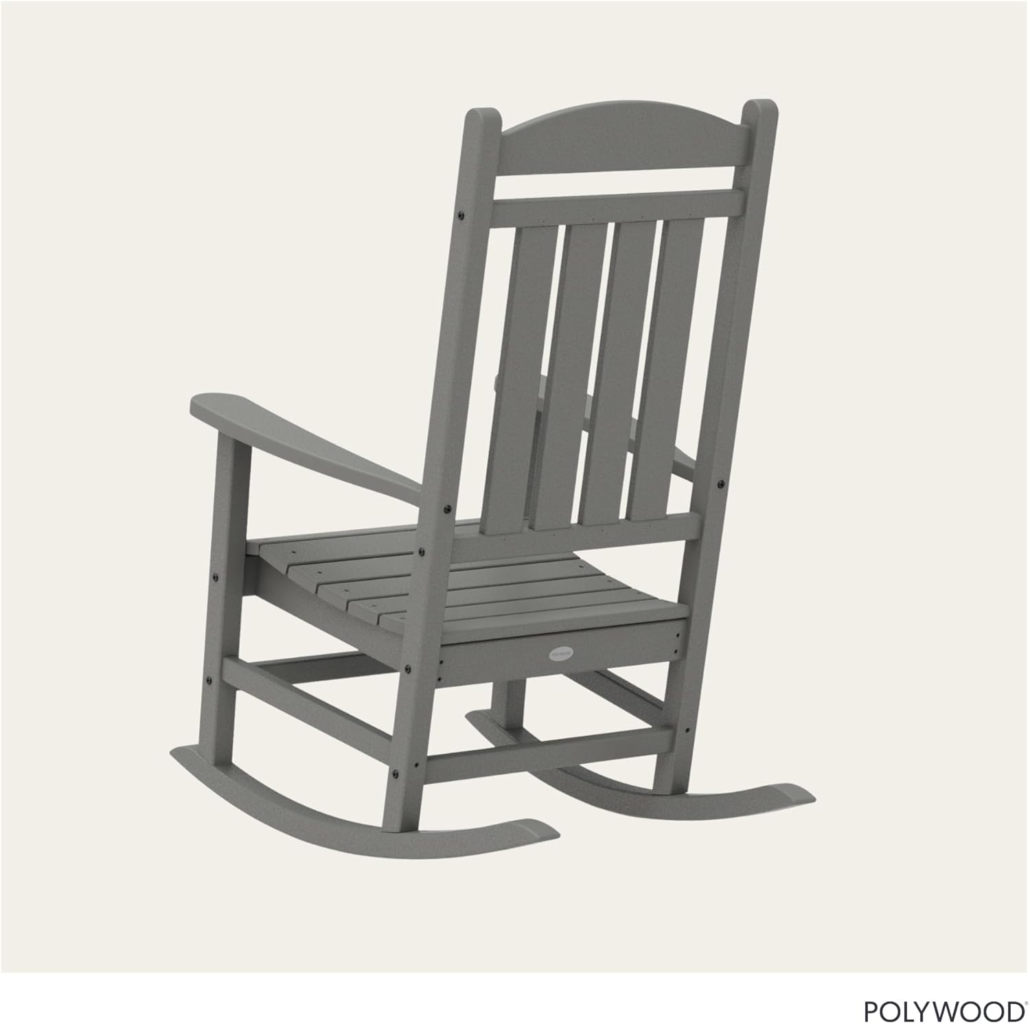 POLYWOOD Presidential Rocking Chair in White