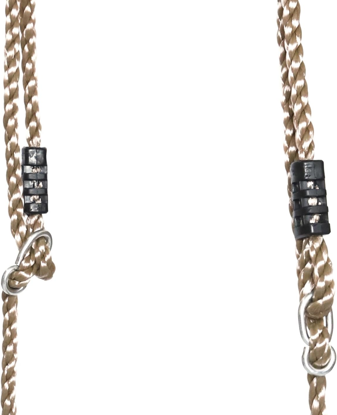 PLAYBERG Outdoor Wooden Tree Swing with Hanging Ropes