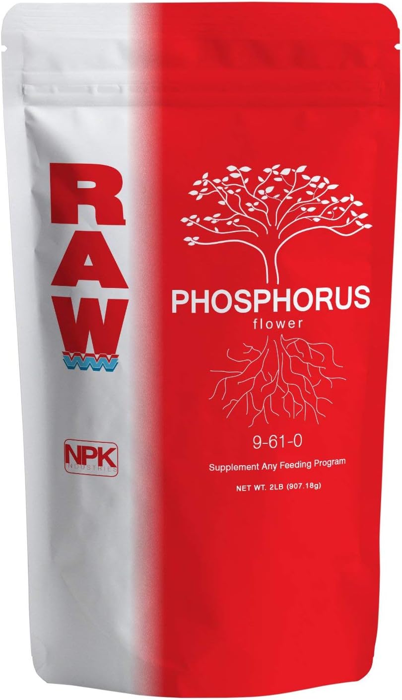 RAW Phosphorus Fertilizer - Water Soluble, High Phosphorus for Plants, 10lb | Energy for Fruit and Flower - Ideal Hydroponic Phosporus Fertilizer for Indoor Plants, Gardens and Vegetables