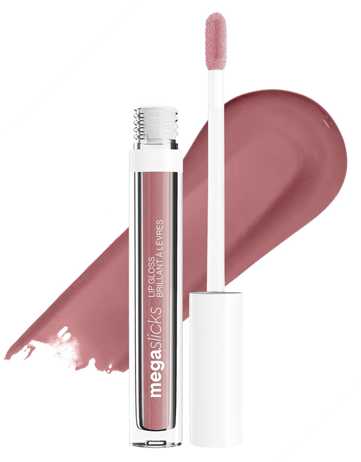 wet n wild MegaSlicks Lip Gloss, Ultra-Glossy, Vitamin-E Enriched, Ultra-Gloss High Shine Moisturizing, Cruelty-Free & Vegan - Bronze Berry