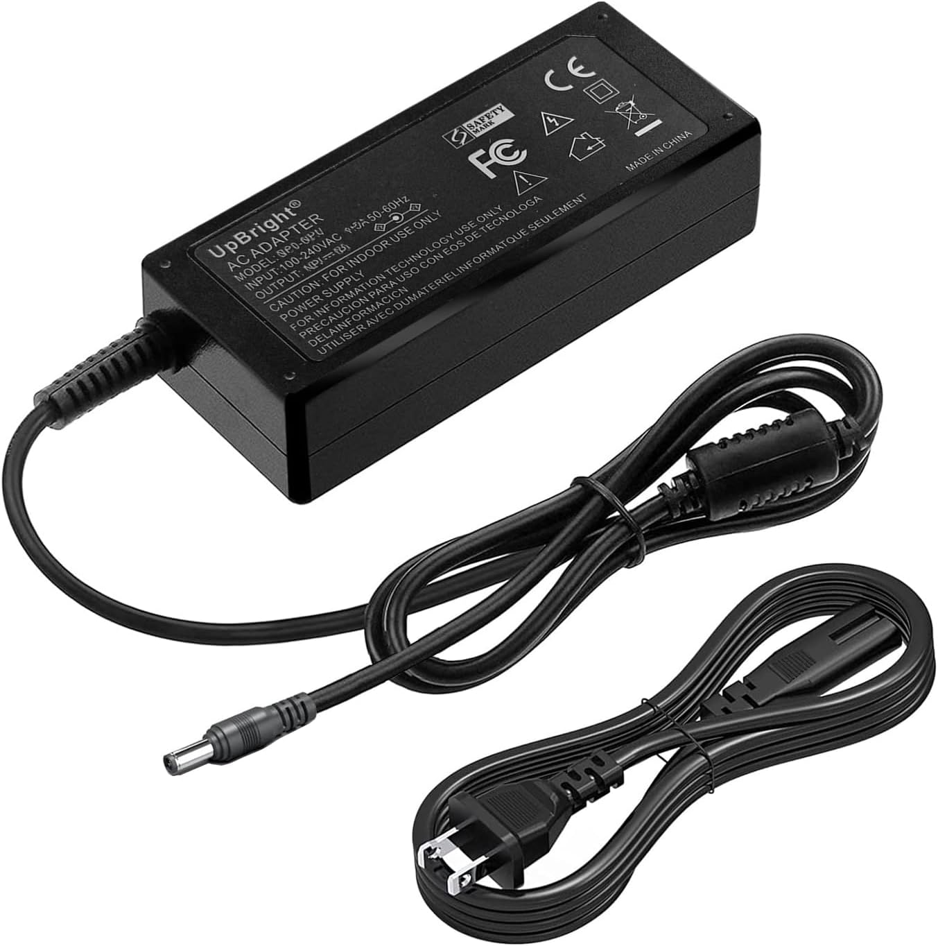 UpBright 12V AC/DC Adapter Compatible with Arcade1up Game Machines Arcade 1up Fits All Riser Cocktail Tables & CounterCade Counter Cade Ms Pac-Man