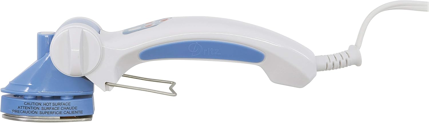 Dritz 29500 Petite Press Portable Mini Iron,White | Mini Iron for Quilting, Crafts & Sewing - Travel Steamer for Clothes