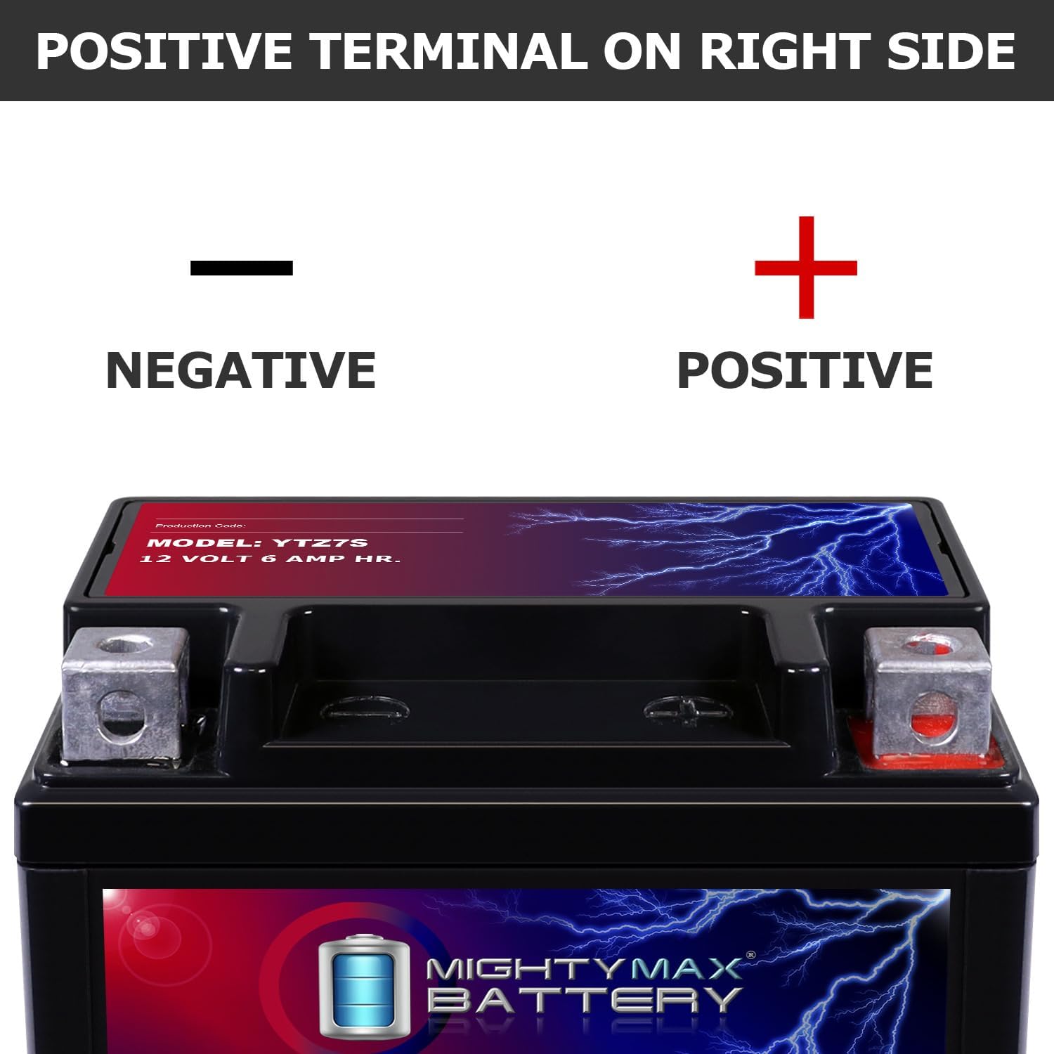 Mighty Max Battery YTZ12S -12 Volt 11 AH, 210 CCA, Rechargeable Maintenance Free SLA AGM Motorcycle Battery