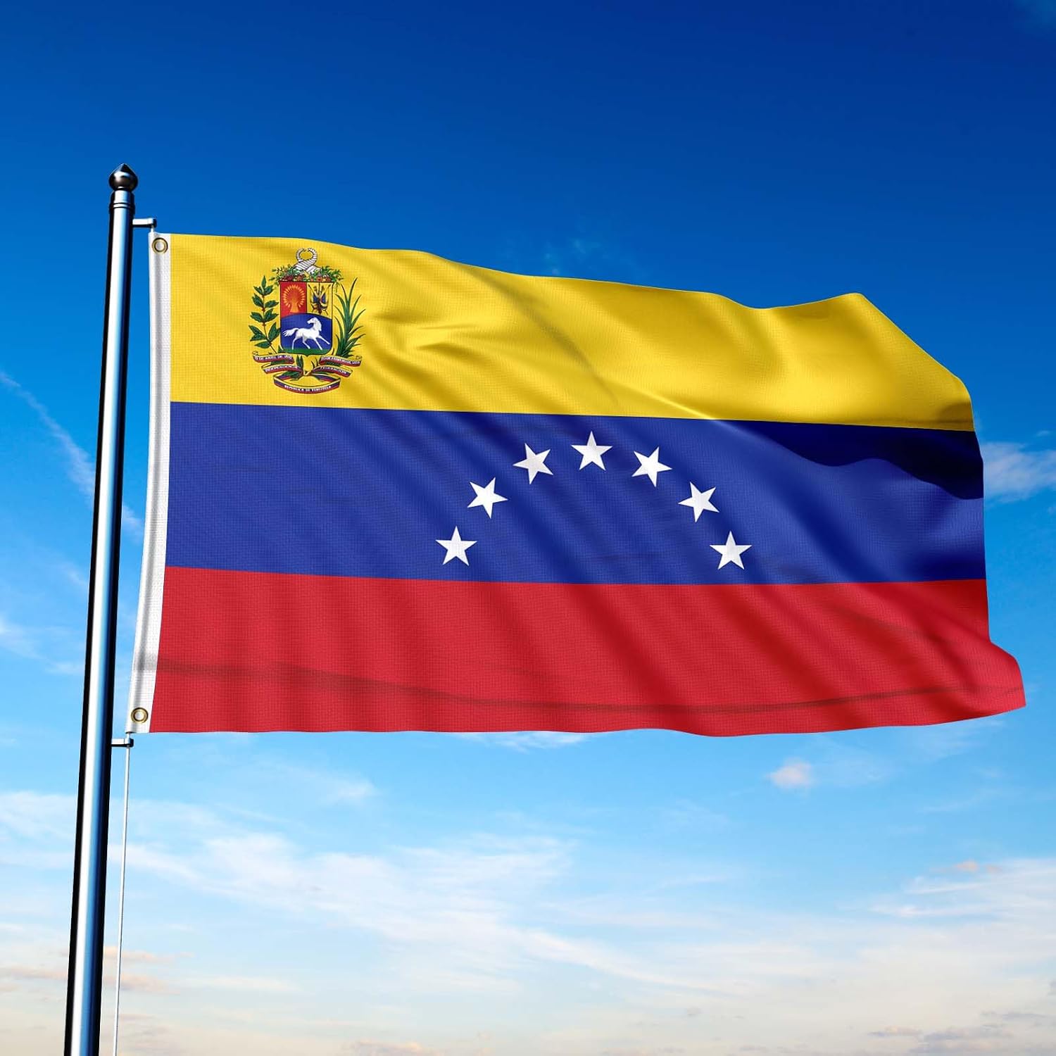 Nicaragua Flag Nicaraguan National Banner 3X5 FT Indoor Walls, Outdoor | Gardens, Decks, Car,Nicaragua Flags Decorations