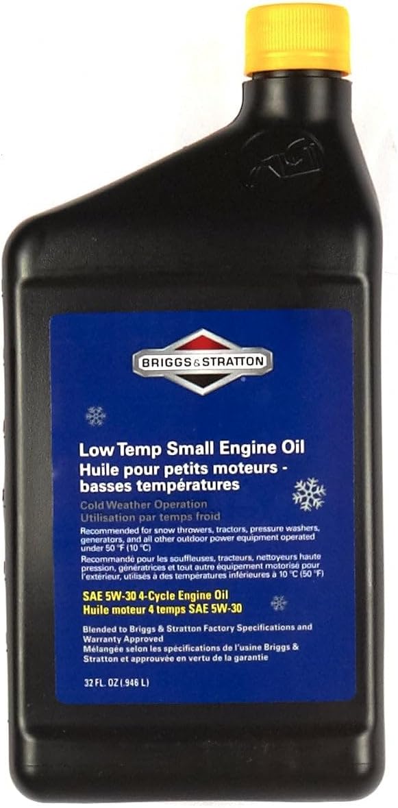 Briggs & Stratton 100030C 5W30 Engine Oil, 32 oz Bottle