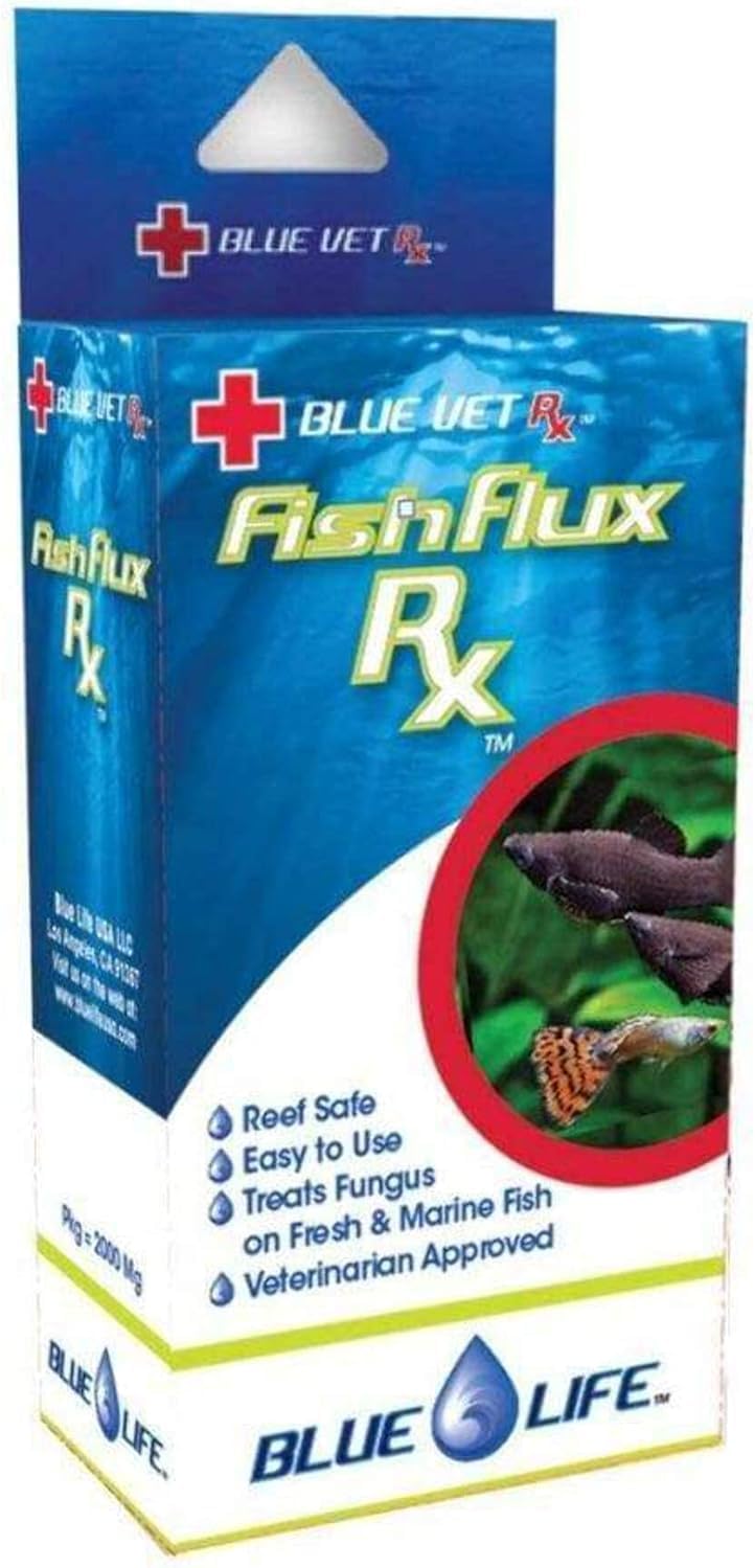 Blue Life Fish Flux Rx 4000mg Antifungal Medication for Ornamental Fish