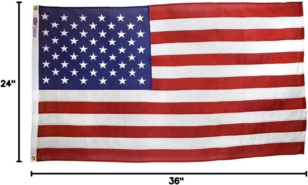 Annin Flagmakers 1220 2 ft. X 3 ft. Cotton Bunting U.S.
