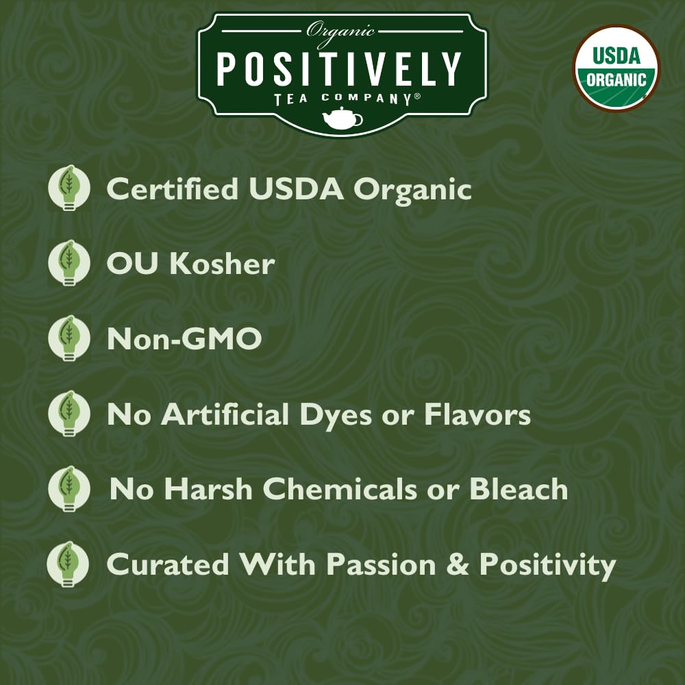 Organic Positively Tea Company, Pinhead Gunpowder Green Tea, Loose Leaf, 16 Ounce