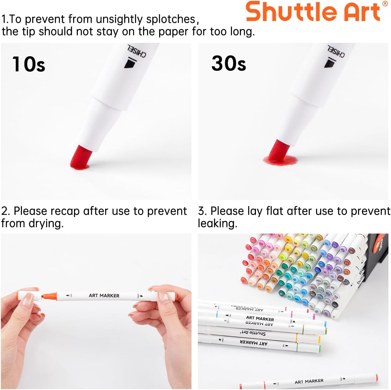 Shuttle Art 101 Colors Alcohol Markers