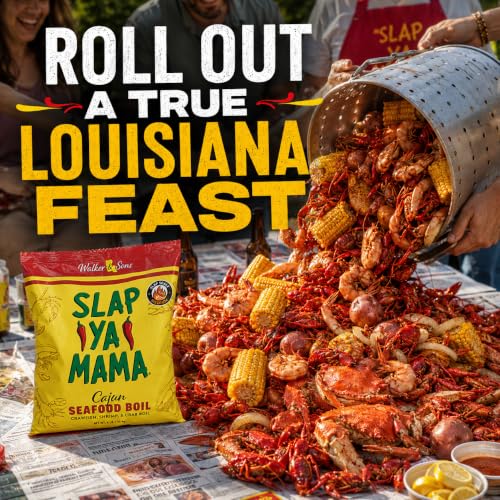Slap Ya Mama Cajun Seafood Boil Seasoning for Crawfish, Crab and Shrimp