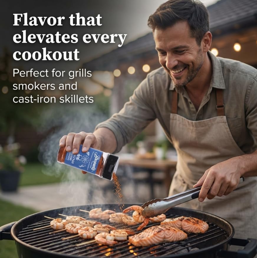 Braswell’s Select Blackened Seafood Seasoning – Small-Batch, Renowned Specialty, Made in USA, Since 1946 (5.25oz)