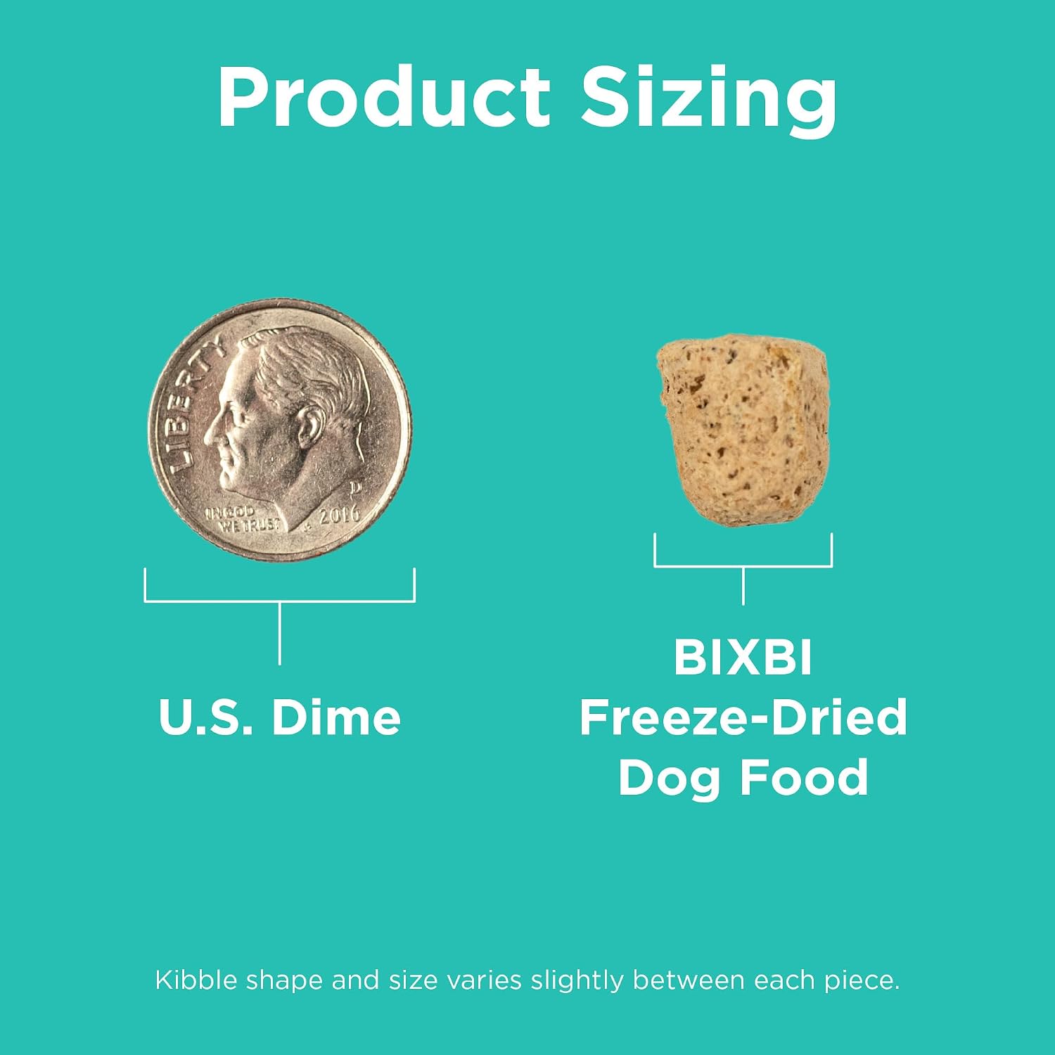 BIXBI Liberty Freeze-Dried Dog Food Topper & Treats, Beef – 98% Meat & Organs, No Refrigeration – USA Made, 26 oz