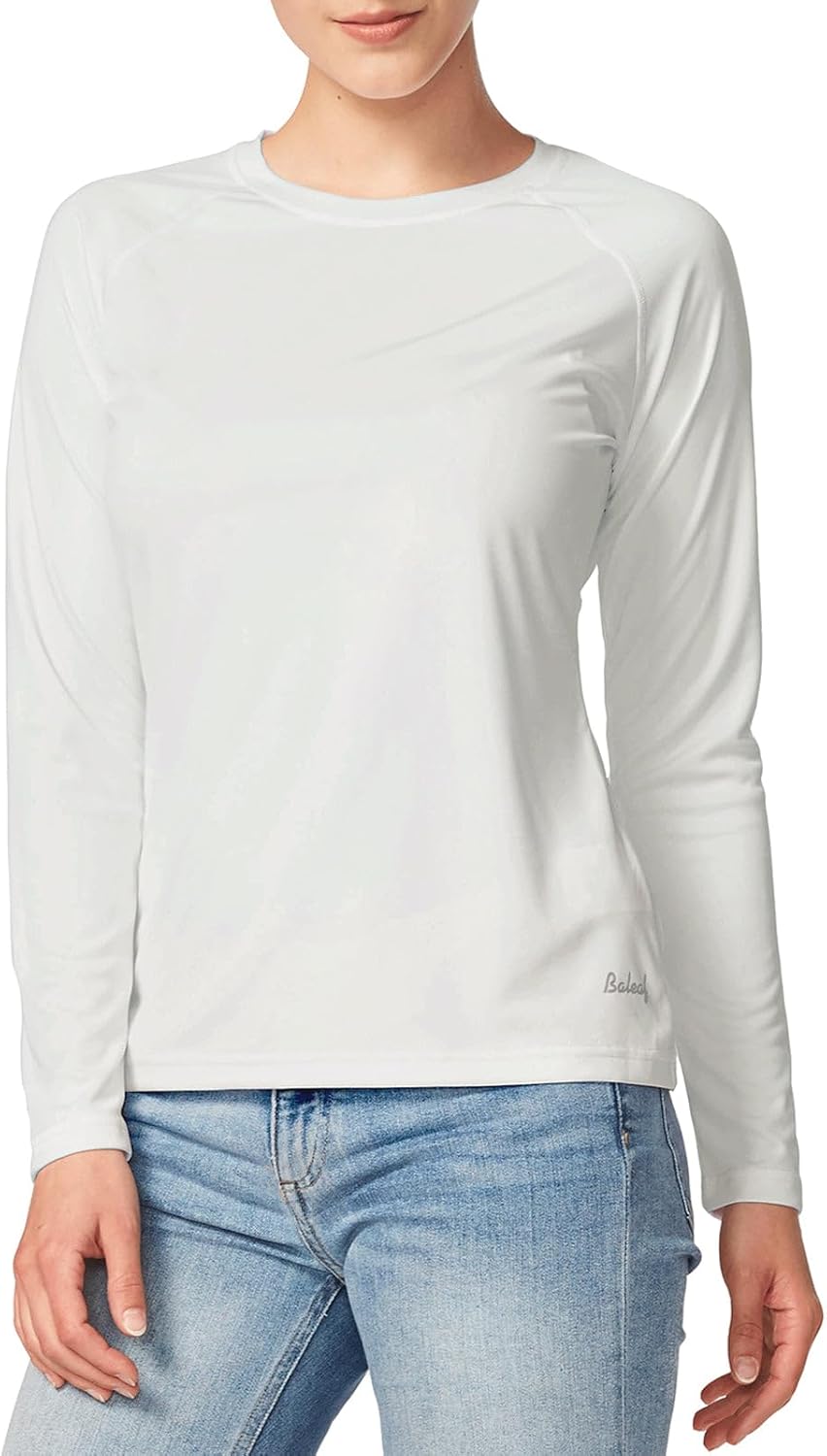 baleaf Women's UPF 50+ Sun Shirts Long Sleeve Stretchy Quick Dry | Lightweight, Rash Guard, UPF 50+ Sun Protection, Breathable Comfort material for Hking Workout, Excellent for hot weather