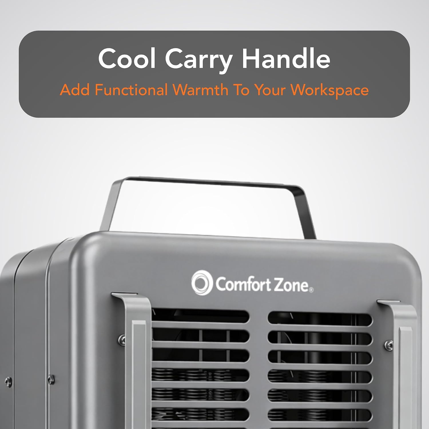 Comfort Zone Electric Portable Milkhouse Style Utility Space Heater with Adjustable Thermostat, Overheat Protection, and Safety Tip-Over Switch, Ideal for Garage or Greenhouse, 1,500W, CZ798