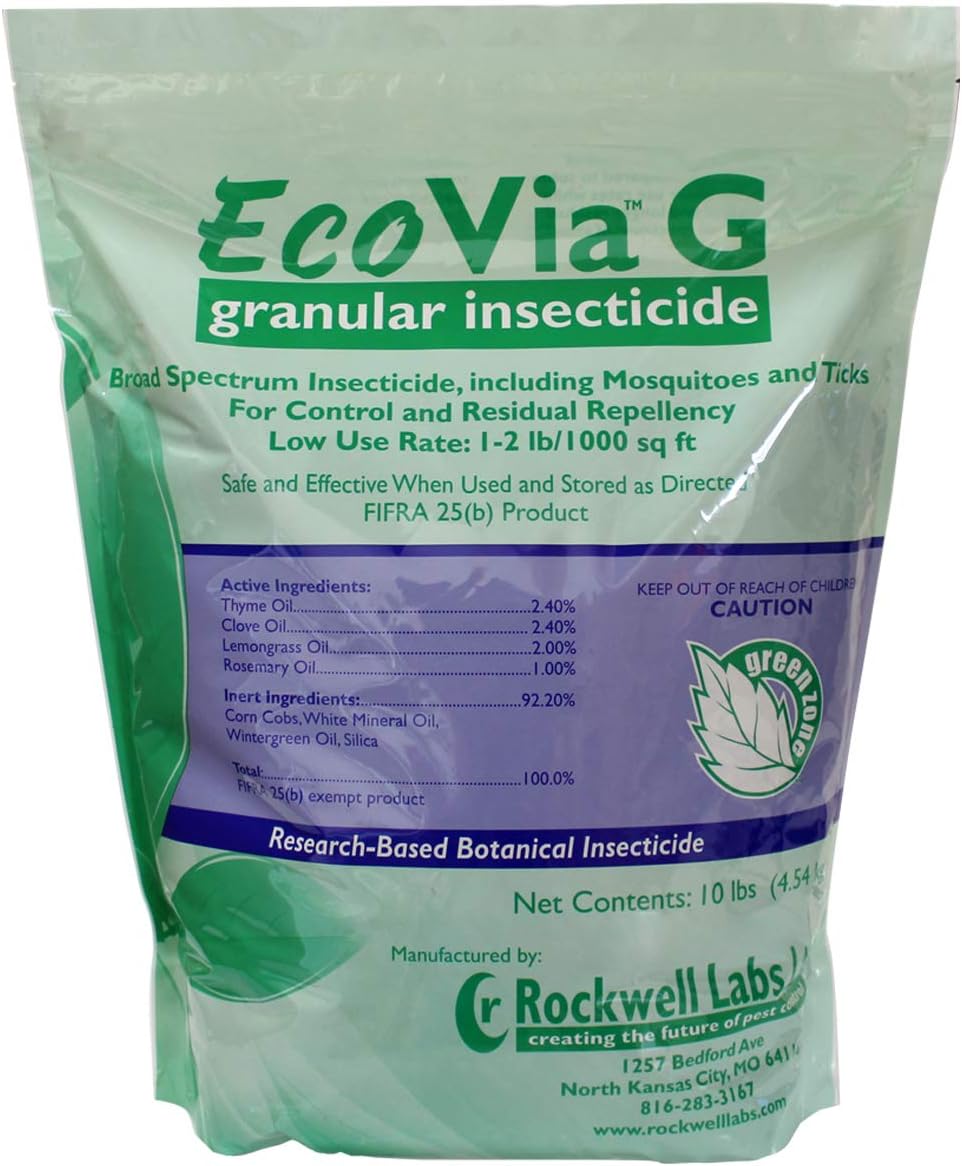 Rockwell Labs EVGI010 EcoVia G Granular Insecticide, White