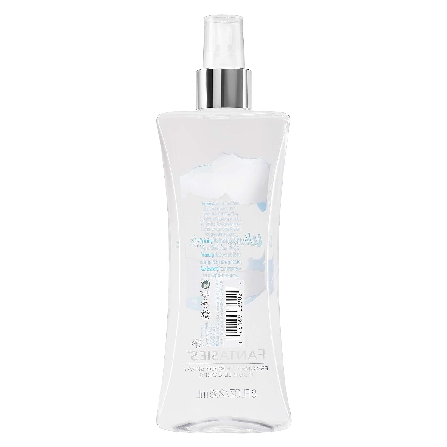 Body Fantasies Signature Fragrance Body Spray, Fresh White Musk, 8 Fluid Ounce