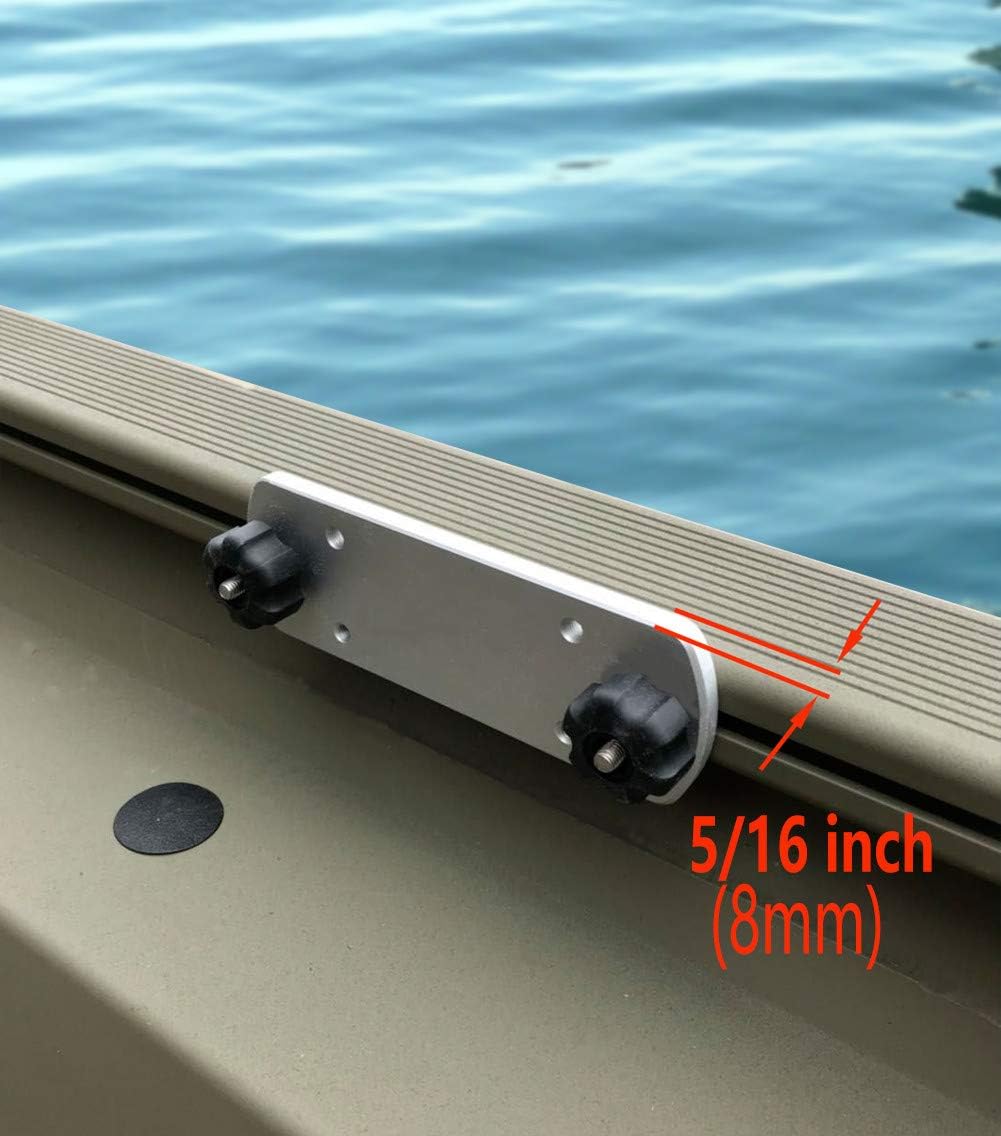 Brocraft Universal Track Bracket - Fit Lund, Versatrack, G3, Smokercraft, Lowe Boat Gunnel Track System