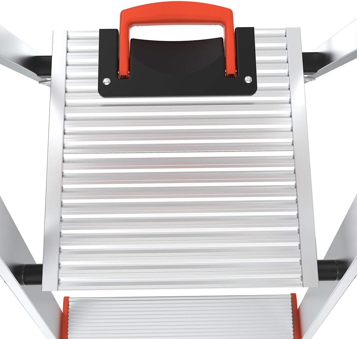 Little Giant Flip-N-Lite 6-ft Aluminum Stepladder, 15270-001 | Ultra Lightweight Ladder, Easy Release Handle, Wide Anti Slip Steps