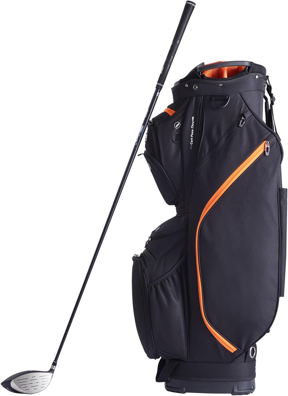 VEVOR Golf Cart Bag with 14 Way Organizer Divider Top, Premium Cart Bag with Stand, Durable Golf Bags with Handles & Dust Cover & Detachable Dual Strap for Men & Women