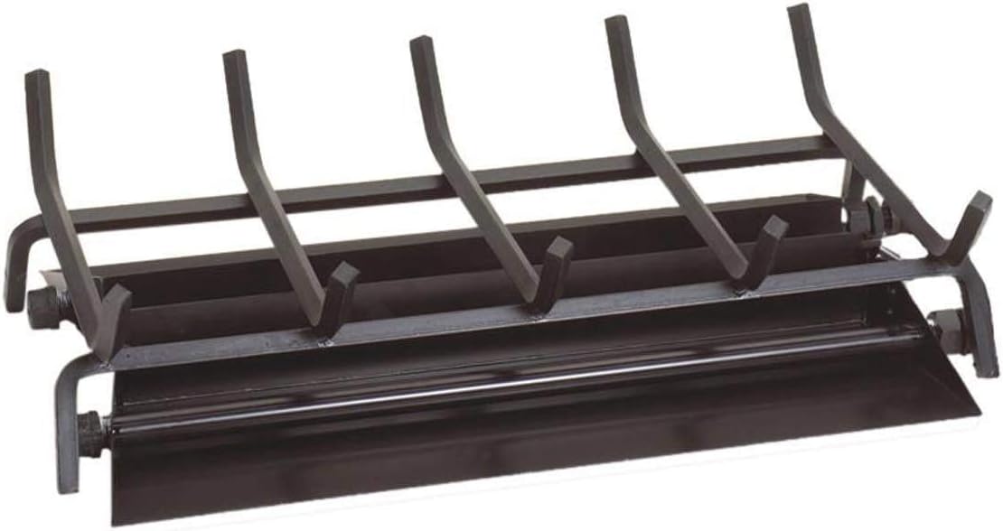 Co. G4 Vented Natural Gas Fireplace Burner, 30 Inch Gas Log Burner System, Heavy Duty Black Metal Fireplace Burners for Log Set